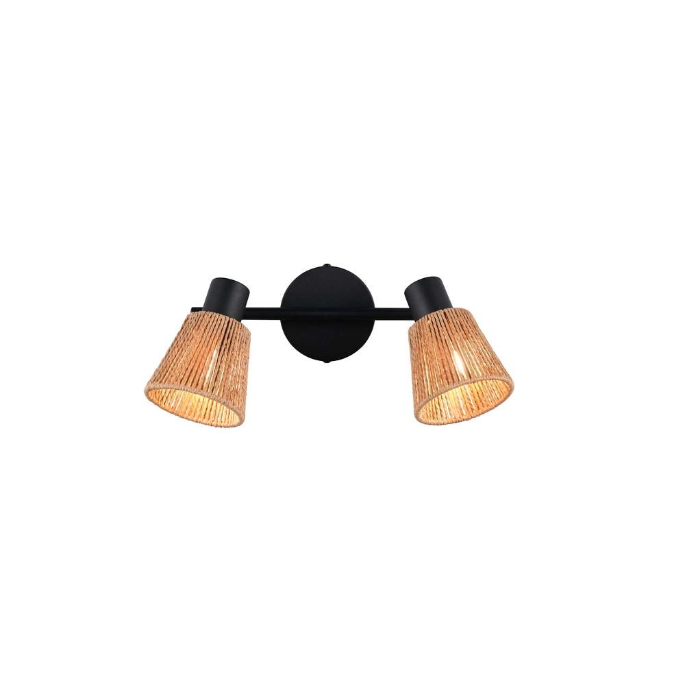 Plafondlamp Natrel dubbel bruin Trio 4017807672343