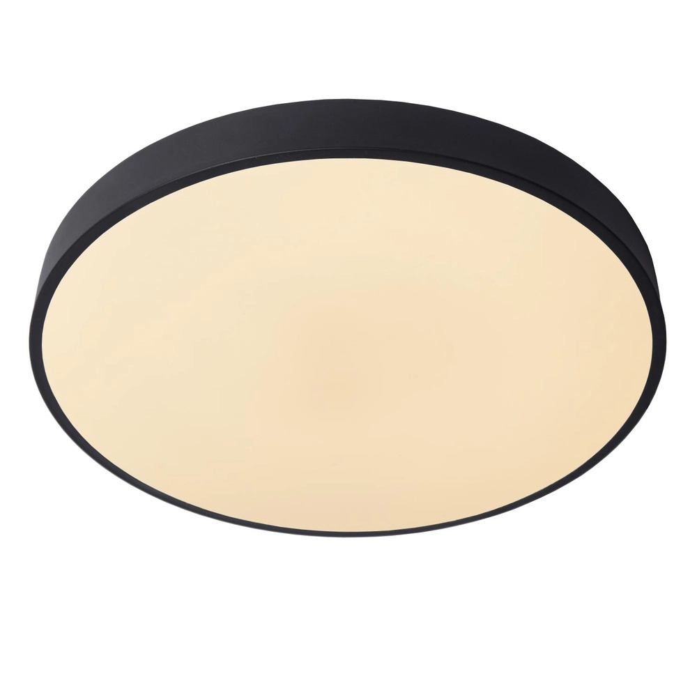 Plafonniere Unar Ø 49,5cm - 2700K - zwart Lucide 5411212791917