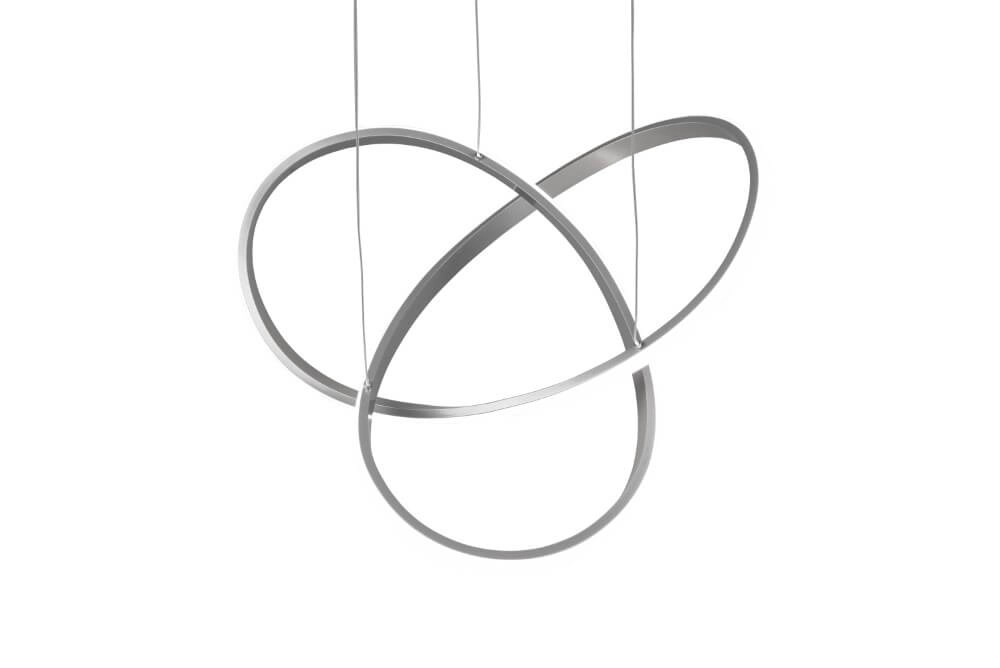 Led hanglamp Course grijs Trio 4017807521504