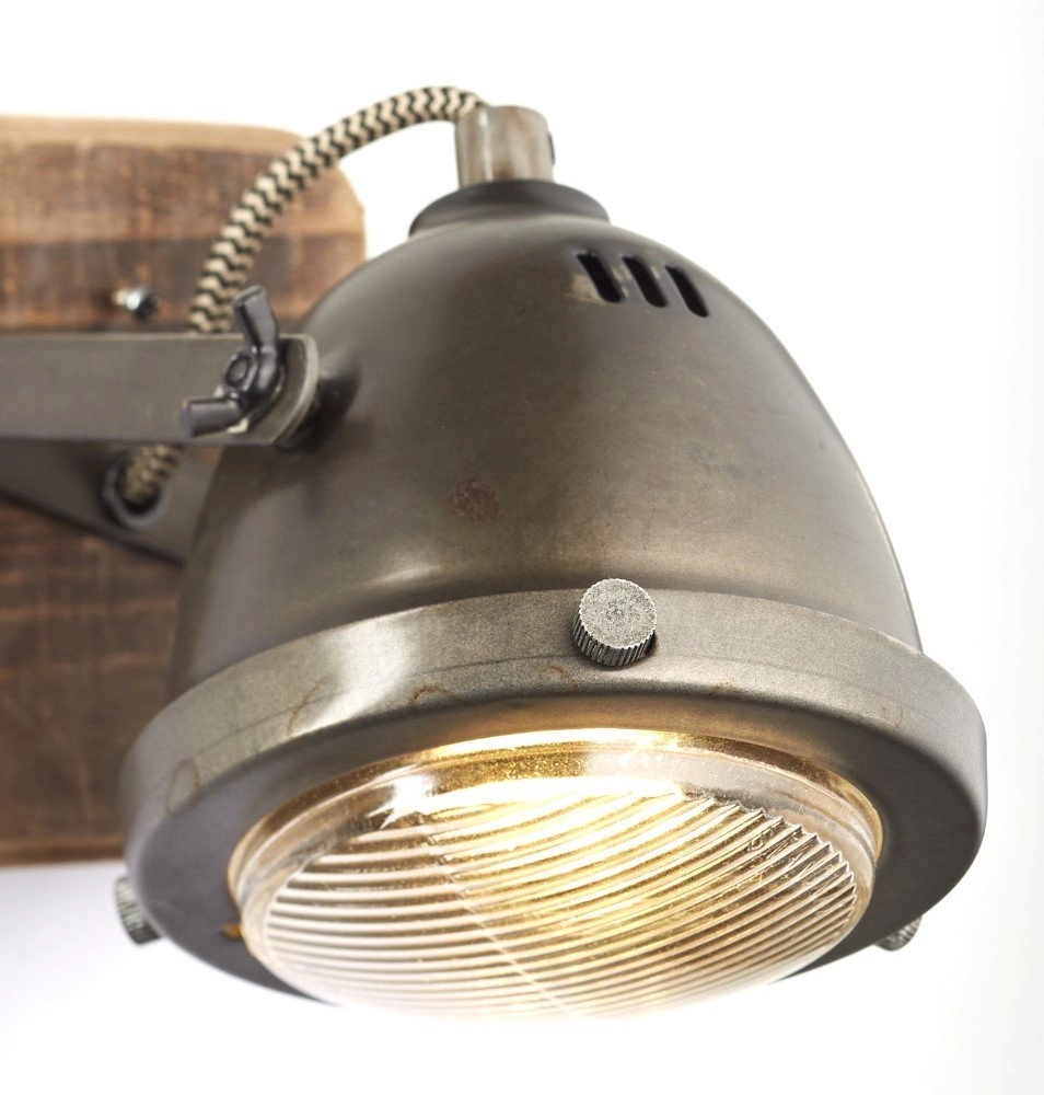 Landelijke wandspot Carmen Wood Brilliant 4004353310638