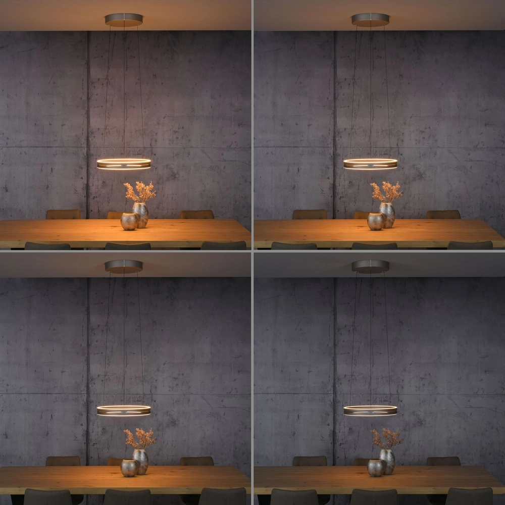 Kantoor hanglamp Pure E-Loop bronce - Ø 50cm Paul Neuhaus 4012248398357