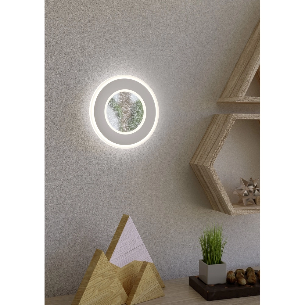 Led muurlamp Macchioni Ø 20cm - wit Eglo 9008606316281