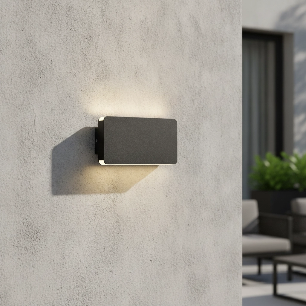 Zwarte wandlamp Artu design