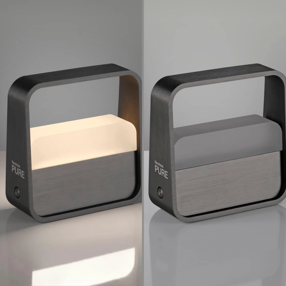 Design tafellamp Pure Go grijs Paul Neuhaus 4012248382783