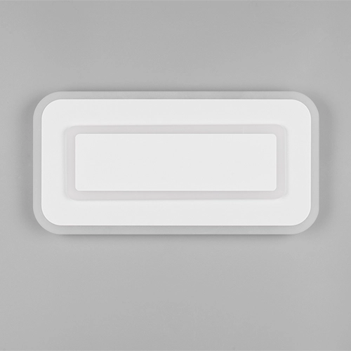 Moderne plafondlamp Riva wit 40cm Trio 4017807682939