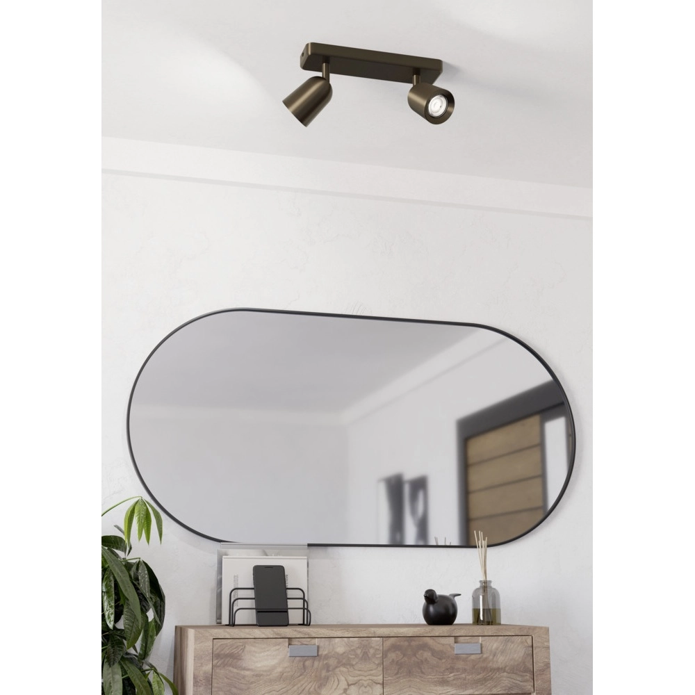 Opbouwspot Camaldoli 2-lichts brons Eglo 9008606360413