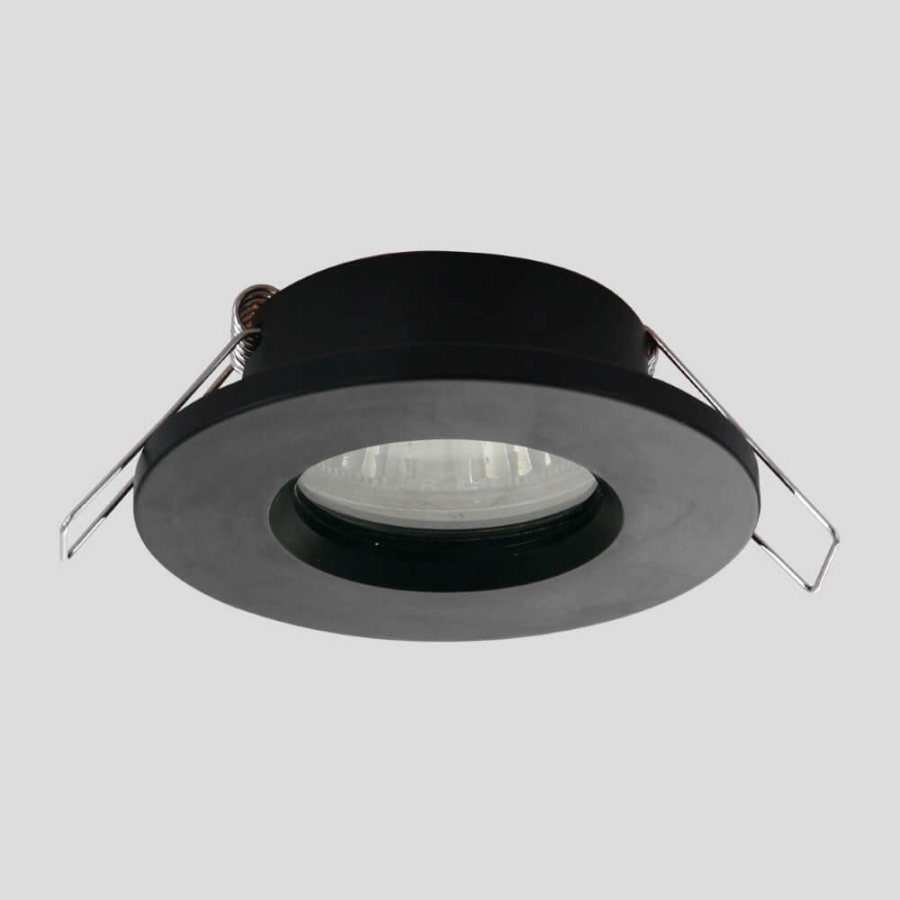 Zwarte badkamer spot Pelite spot Steinhauer 8712746130119