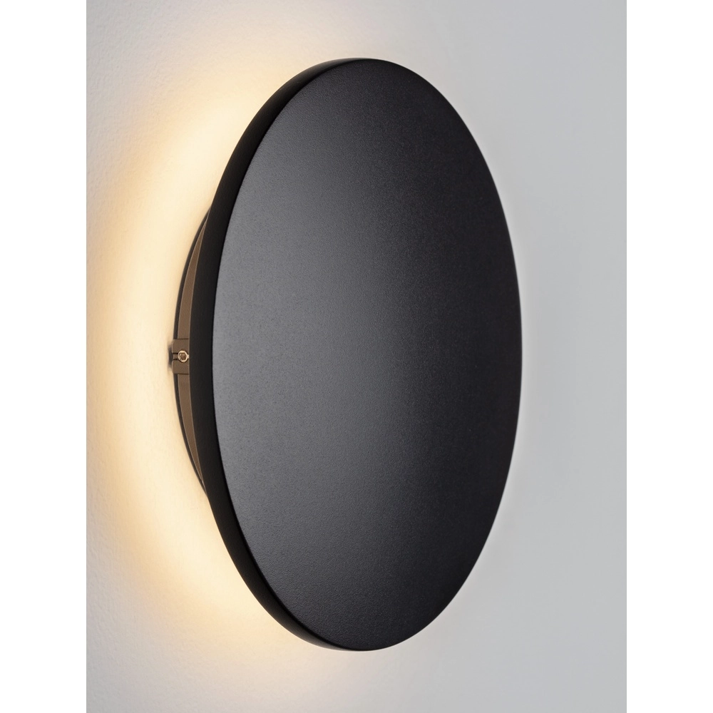 Ronde wandlamp Copper zwart Ø 18cm Lyora 5212017447340