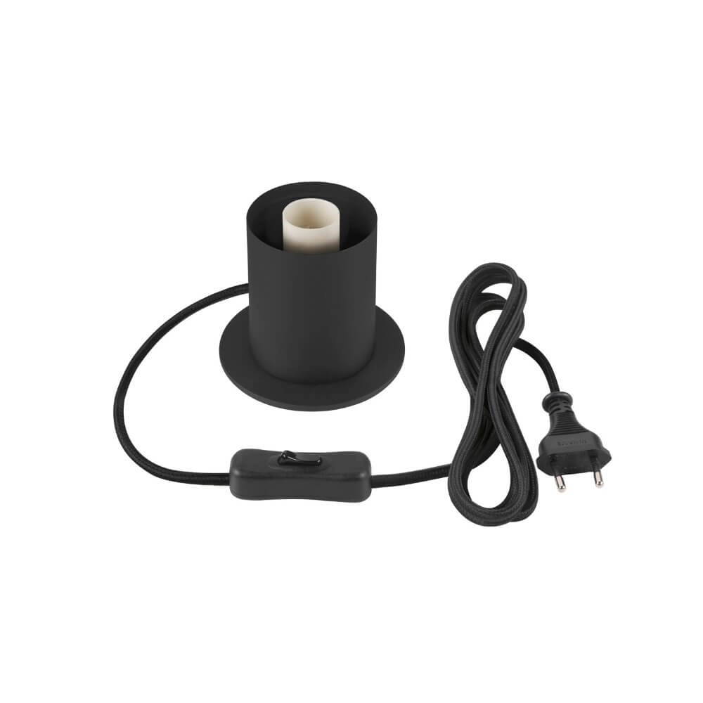 Bol tafellamp Varyt zwart - Ø 12cm SLV 4024163280617