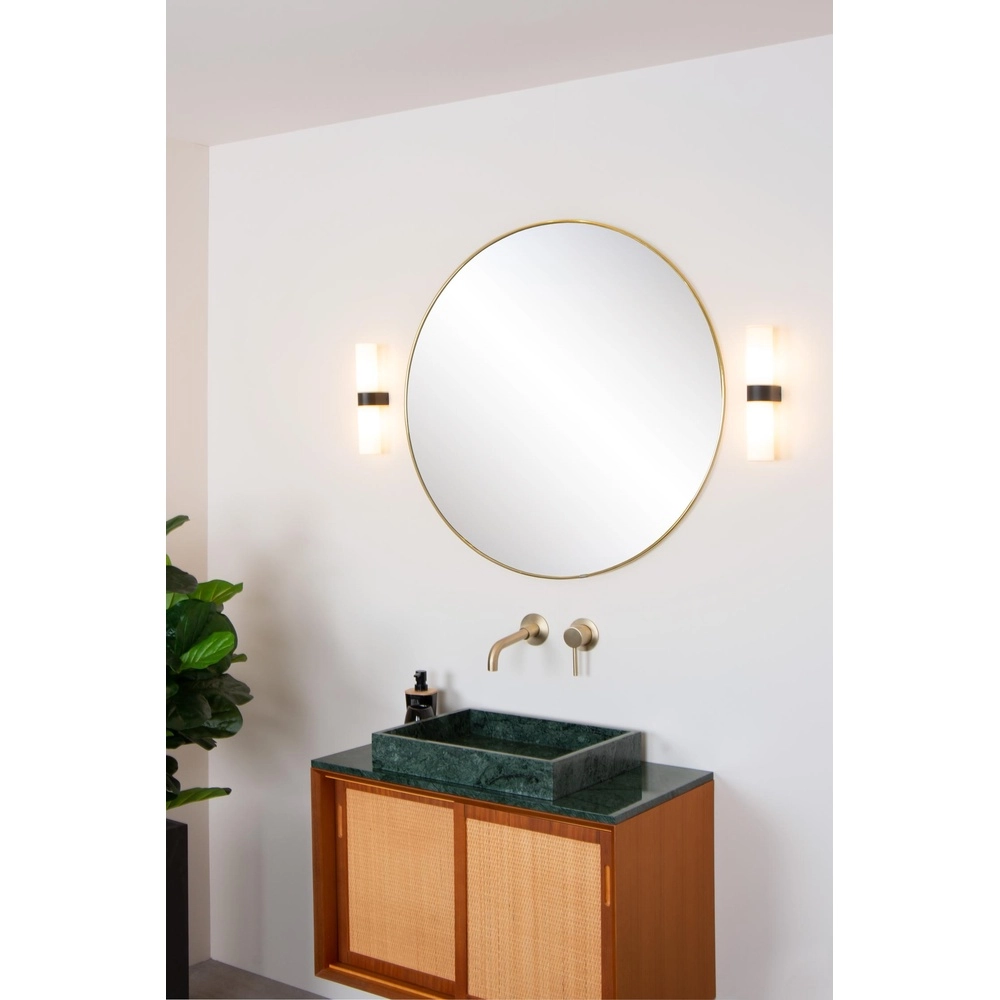 Design wandlamp Jesse dubbel IP44 geschikt voor badkamer Lucide 5411212040411