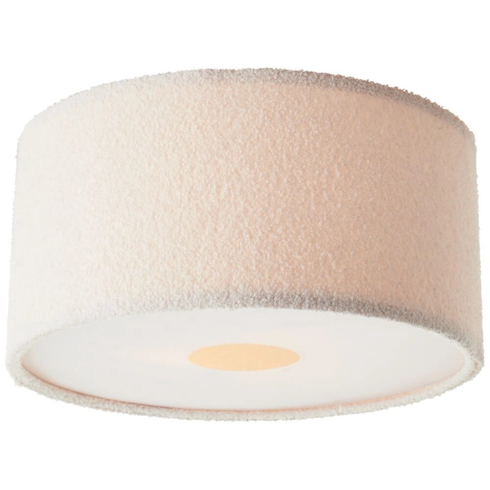 Creme plafondlamp Teddy Ø 45cm