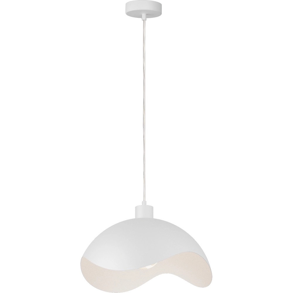 Design hanglamp Volta Ø40cm - golvend - wit