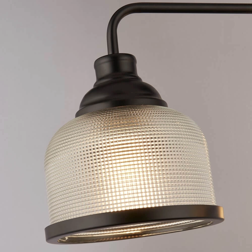 3-lichts hanglamp Highworth zwart Searchlight 5053423206288
