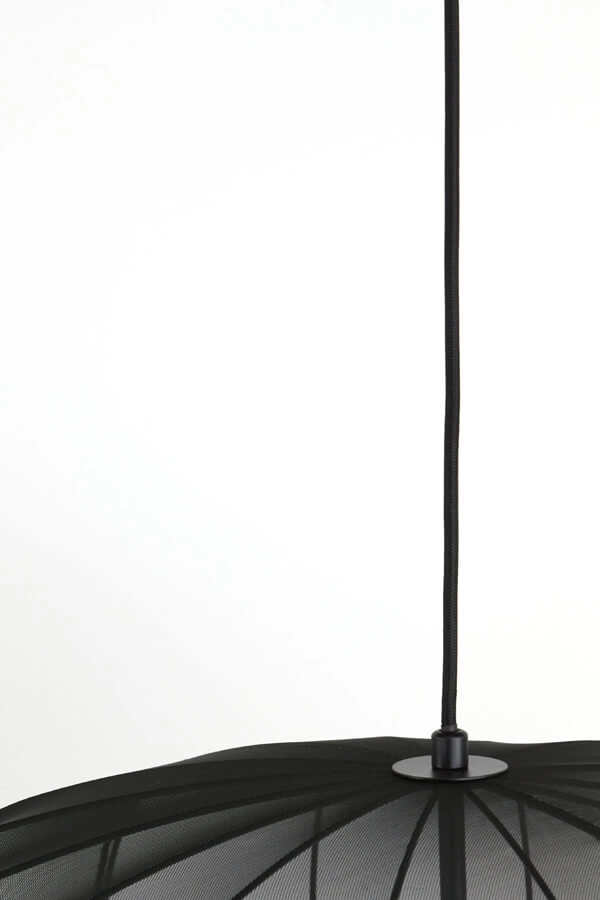 Bohemian hanglamp Plumeria zwart Ø 60cm Light & Living 8717807651428