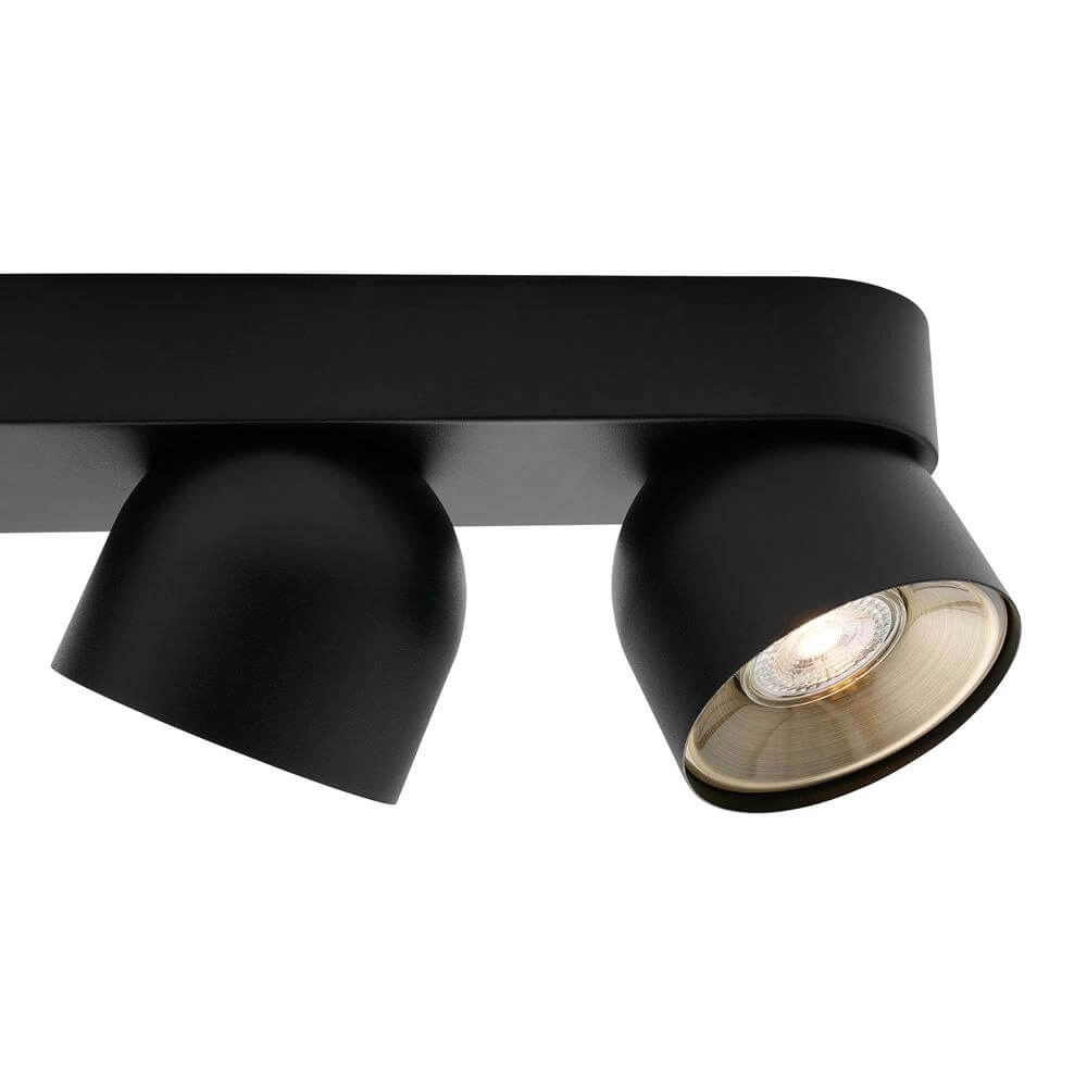 Zwarte spot Pitcher 4-lichts richtbaar Nordlux 5704924016240