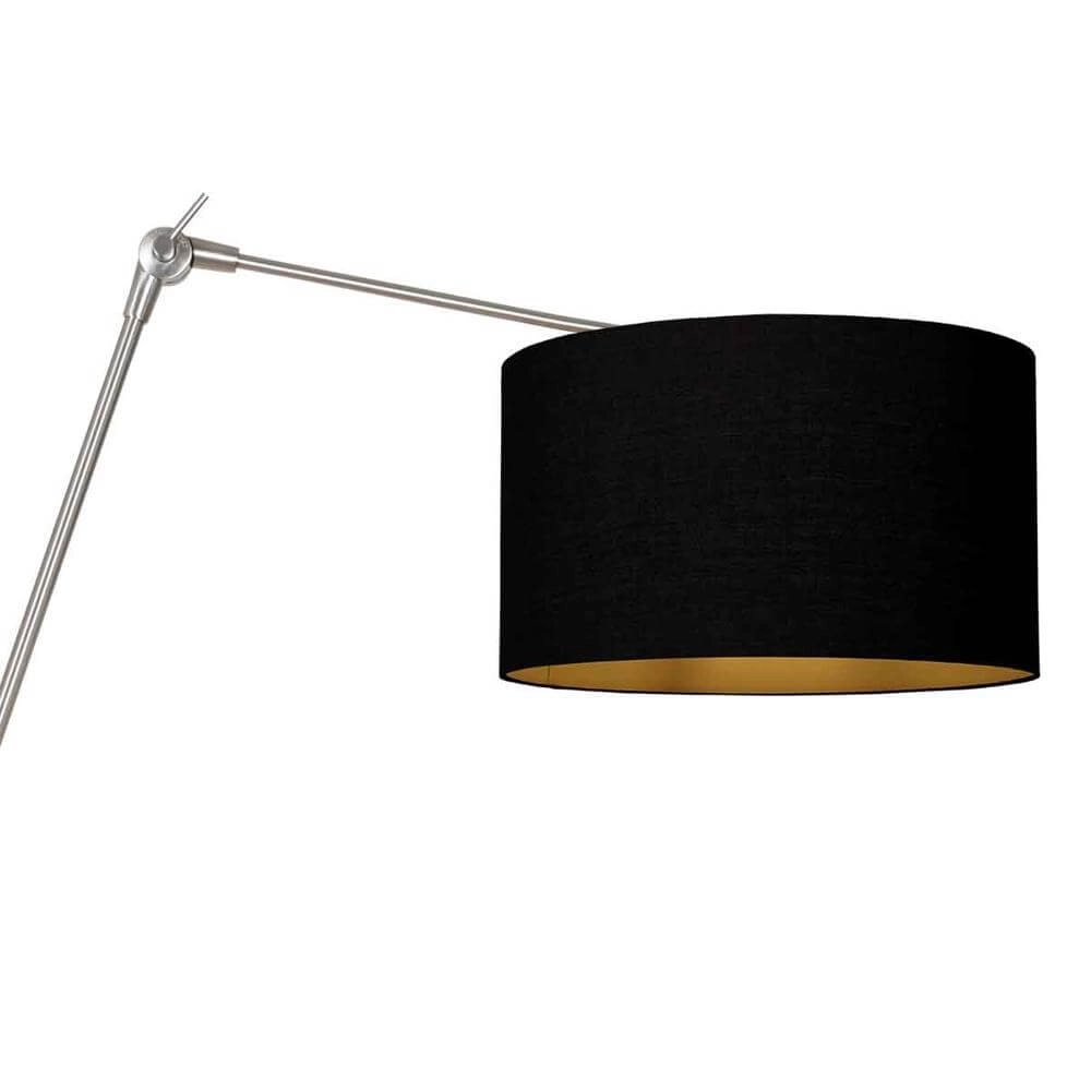 Wandlamp Prestige Chic metaal met zwarte kap Steinhauer 8712746175677