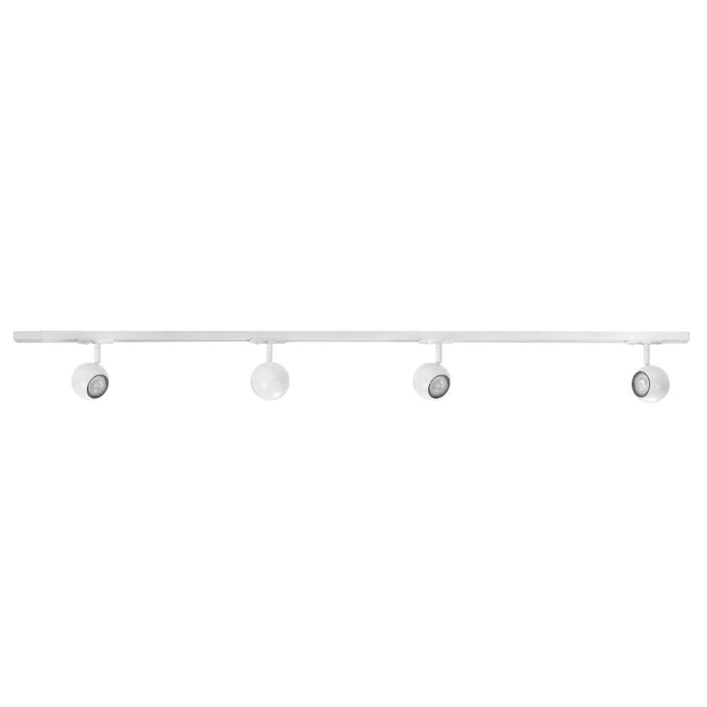 1-fase railset 150cm Bolo wit met 4 spots 1-fase railset 150cm Bolo wit met 4 spots
