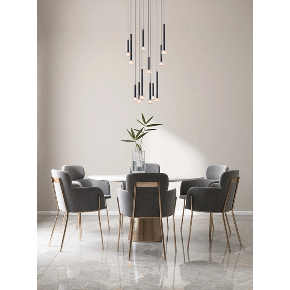 Led hanglamp Fabro 12-lichts - dappled oil Masterlight 8718121317106