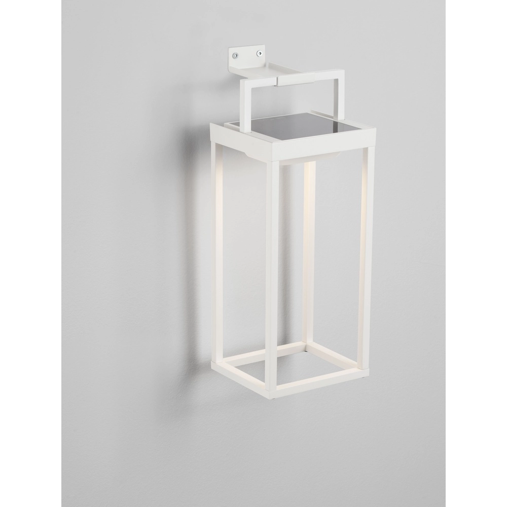 Strakke tafellamp Tegolo wit solar Lyora 5212017478849