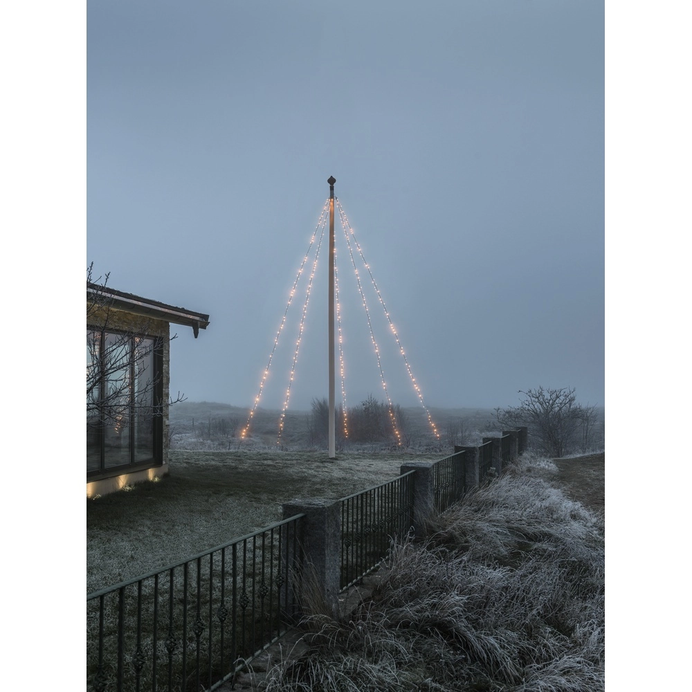 Verlichting 8m - 5x 100 led - 2100K voor vlaggenmast KonstSmide 7318307818376