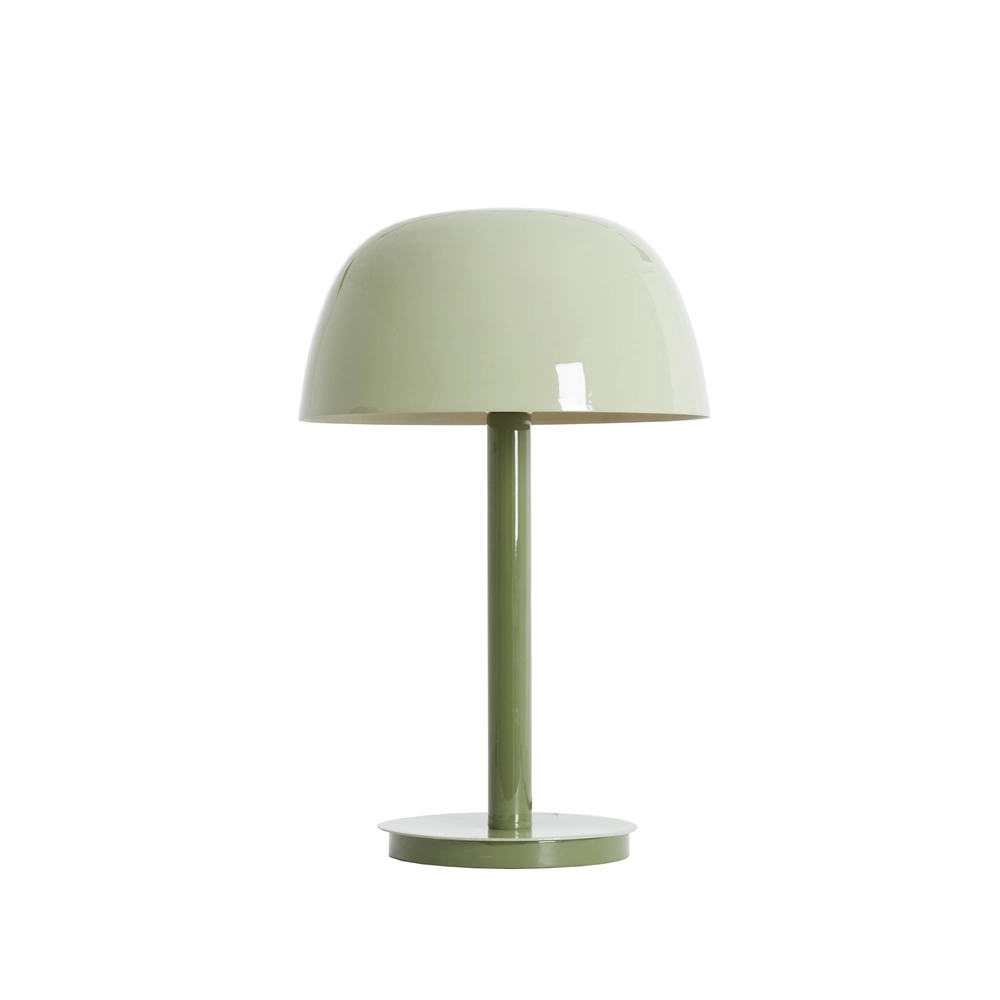Bureaulamp Marivet glans groen - Ø 30cm Light & Living 8717807816230