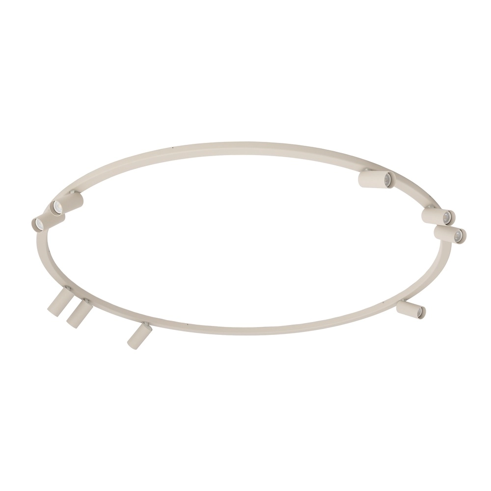 Cirkel opbouwspots Fourty 9x GU10 - beige Lyora 5903139119542