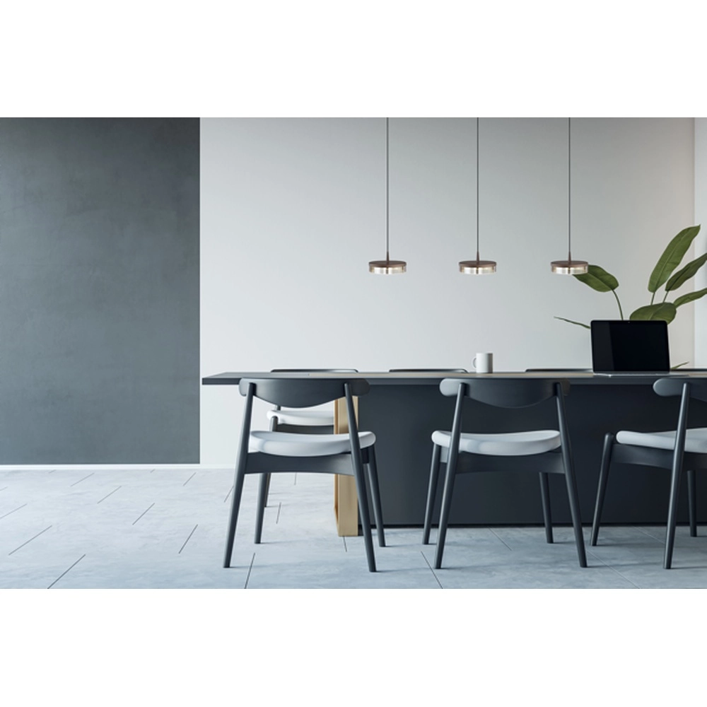 3-lichts hanglamp Imperia 100cm cacao bruin Masterlight 8718121359496