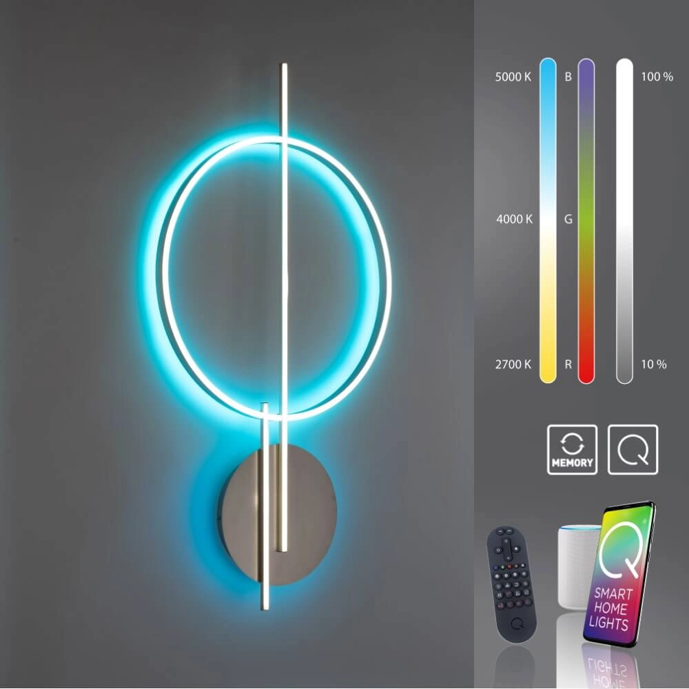 Unieke plafondlamp Q-Arkoa metaal Paul Neuhaus 4012248366608