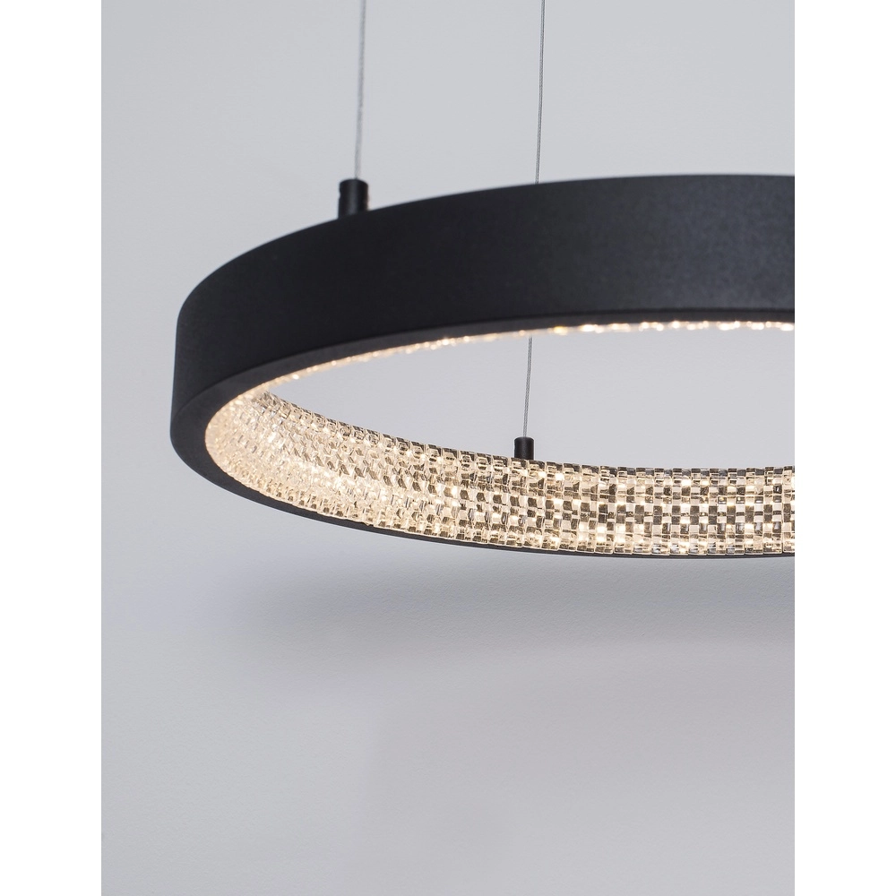 Hanglamp Preston zwart Ø 40cm Lyora 5212017429162