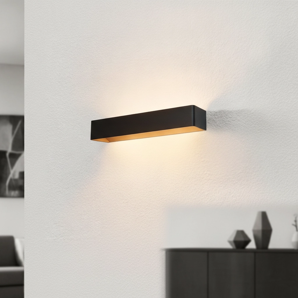 XL muurspot Mainz met led
