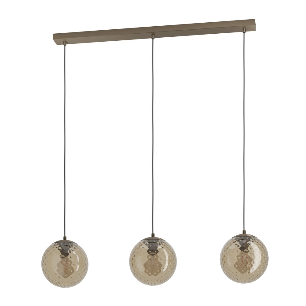 3-lichts hanglamp Rondo 2 donker brons Eglo 9008606390243