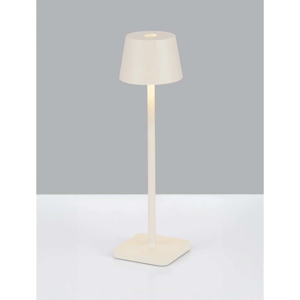 Rechargeable table lamp Deck white Lyora 5212017449238