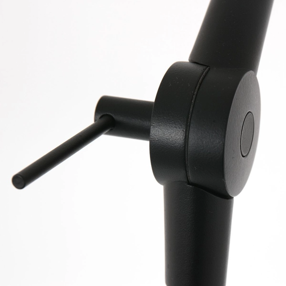 Vloerlamp Prestige Chic rotan en zwarte kap Steinhauer 8712746183610