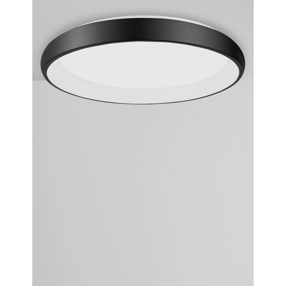 Plafondlamp Albi zwart Ø 61cm Lyora 5212017414861