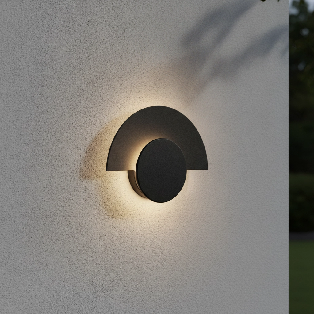 Moderne wandlamp Gloo zwart - 3000K