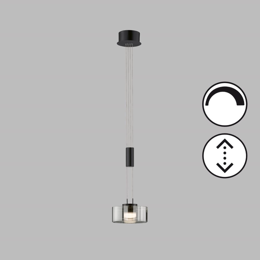 Hanglamp Lavin zwart Fischer & Honsel 4003694610940