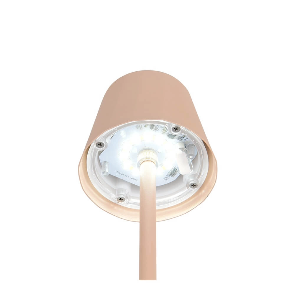 Oplaadbare tafellamp Diaz zandkleurig Trio 4017807644791