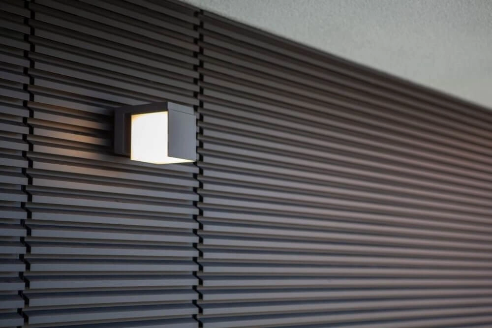 Zwarte design wandlamp Cuba enkel Lutec 6939412011578