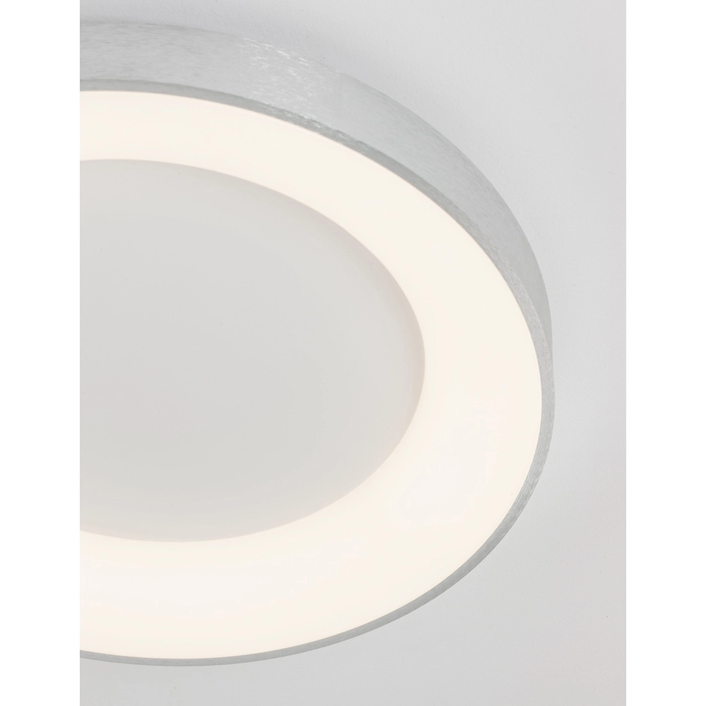 Plafondlamp Rando Thin zilvergrijs Ø 60cm Lyora 5212017420138