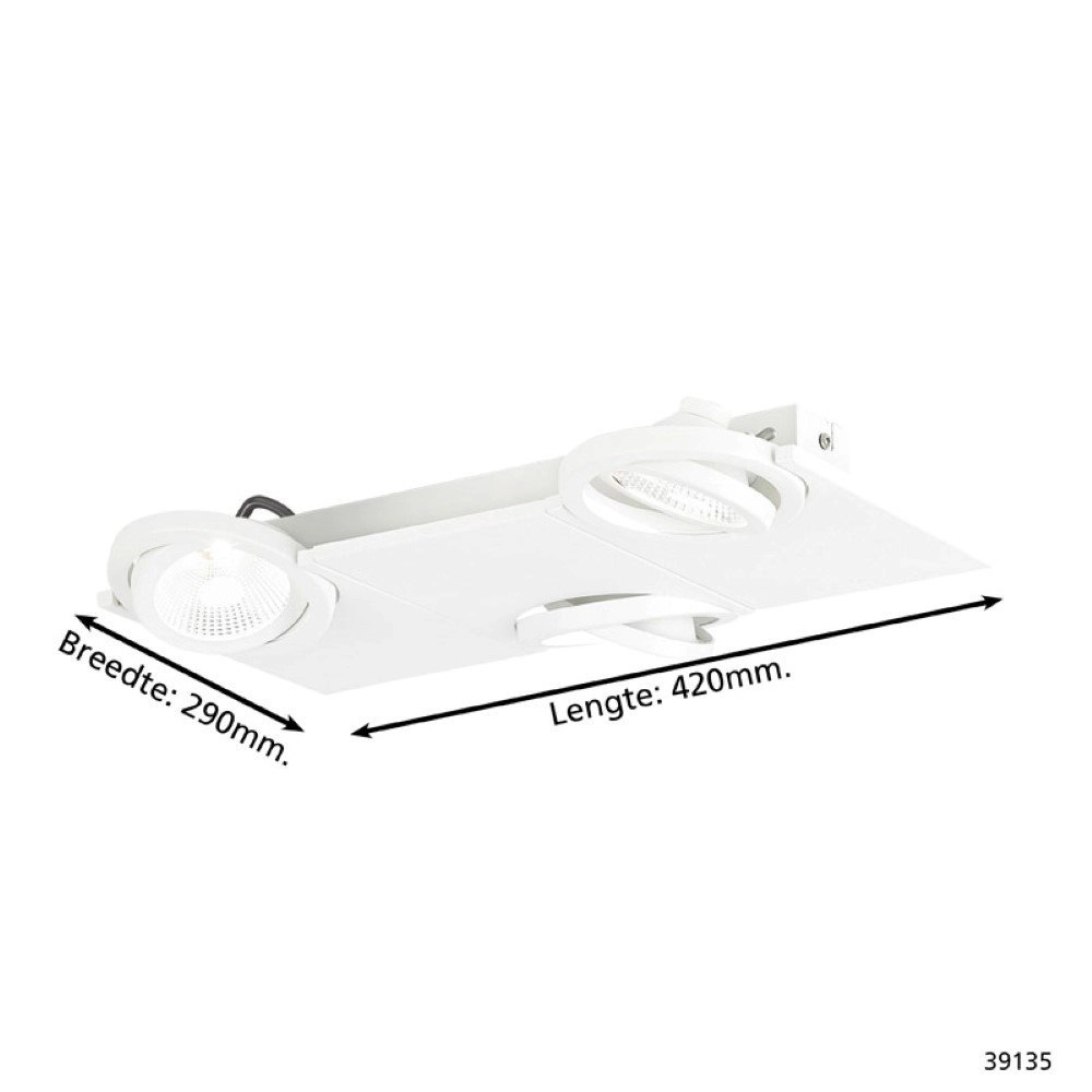 spotlight Brea 3-light white Stars of Light 9002759391355