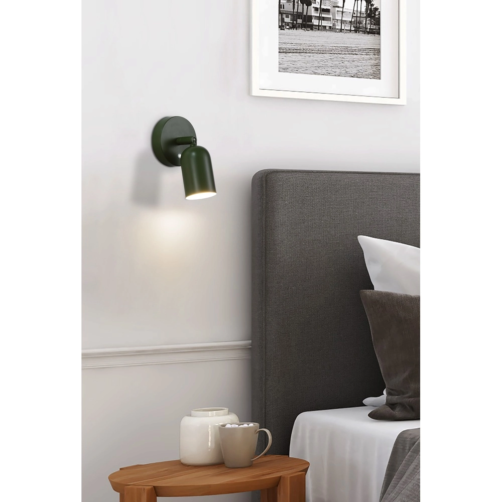 Oplaadbare wandlamp Cone groen Searchlight 5053423302850
