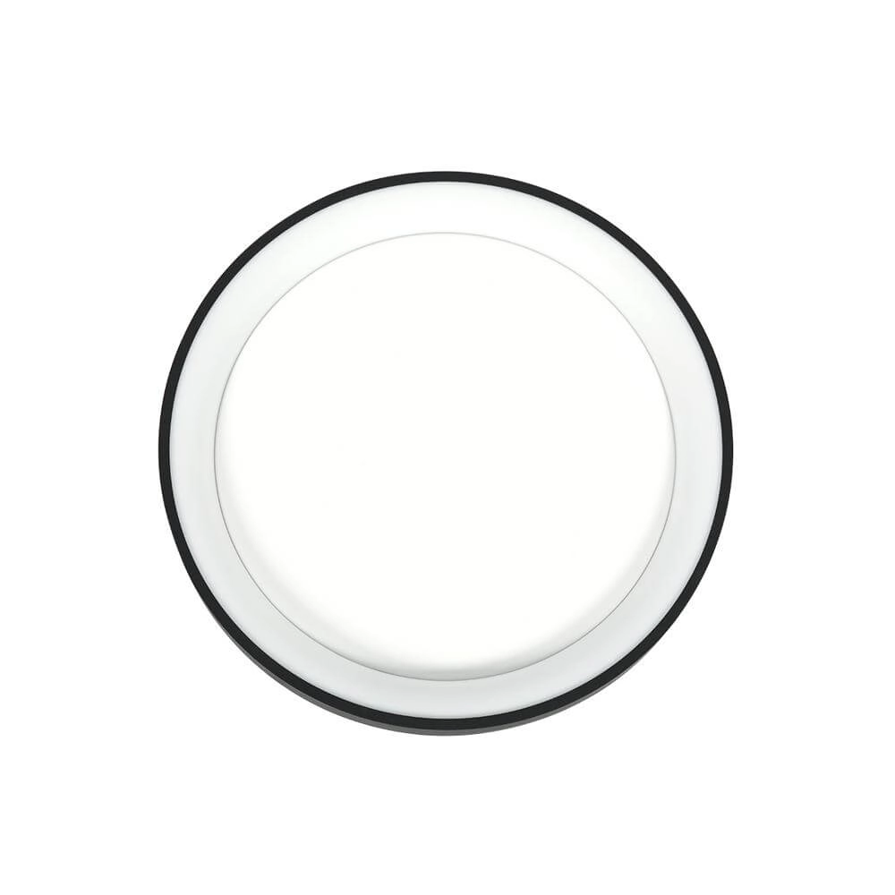 Plafondlamp Ringlede design zwart Ø 28cm Steinhauer 8712746171938