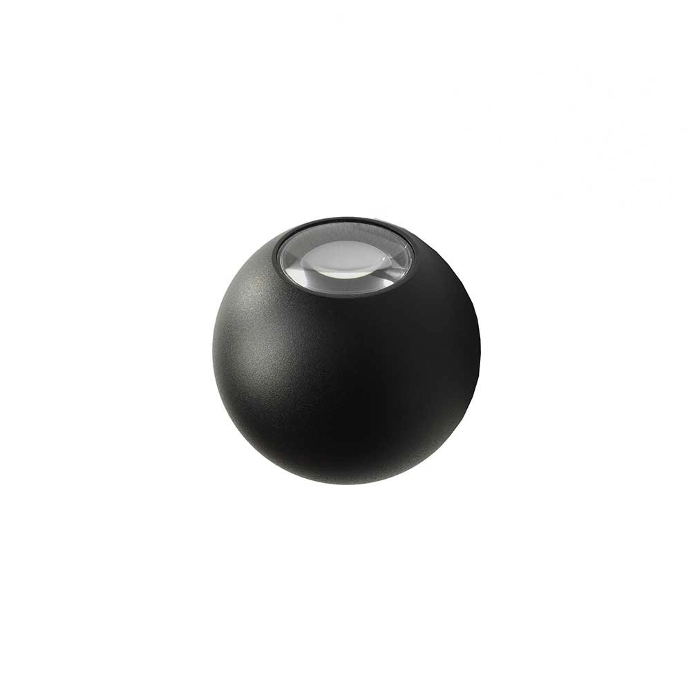 Buitenlamp up/down Denver rond - zwart Artdelight 8719831733453