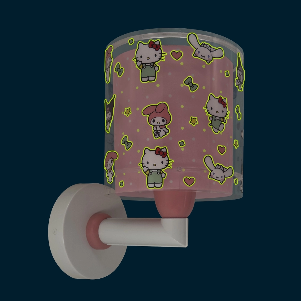 Wandlamp Hello Kitty & Friends roze Dalber 8420406412597