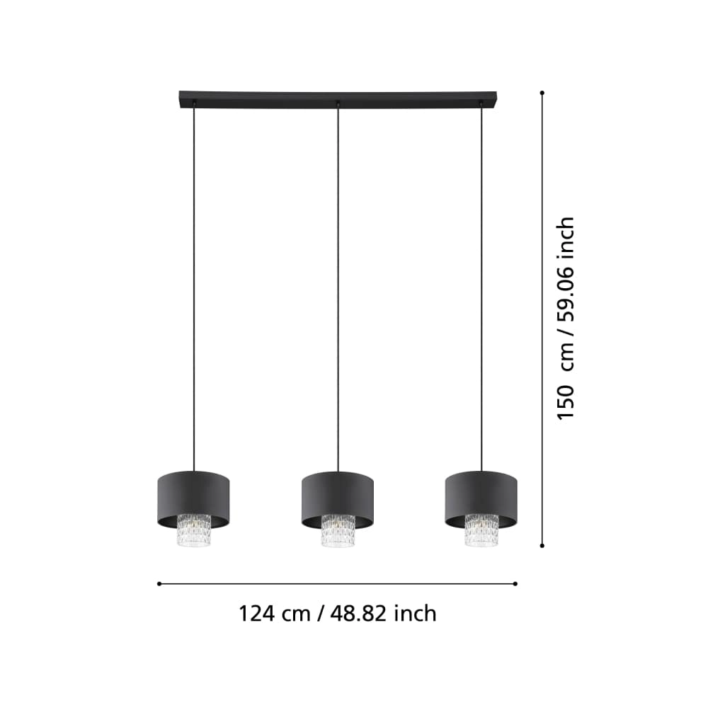 Eetkamer hanglamp Sapuara met kristal Stars of Light 9002759399788