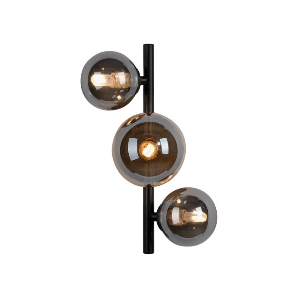 Zwarte wandlamp Popsicle 3-lichts Paul Neuhaus 4012248375501