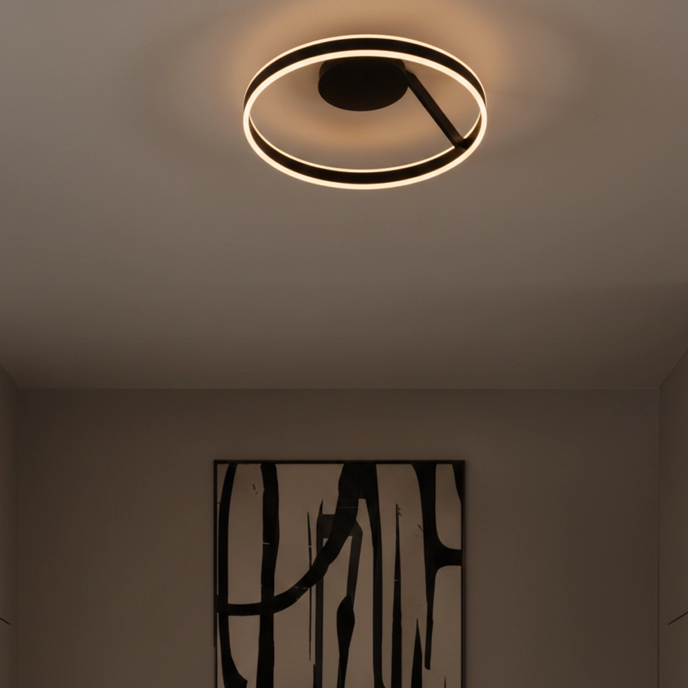 Plafondlamp Bianco zwart Ø 60cm