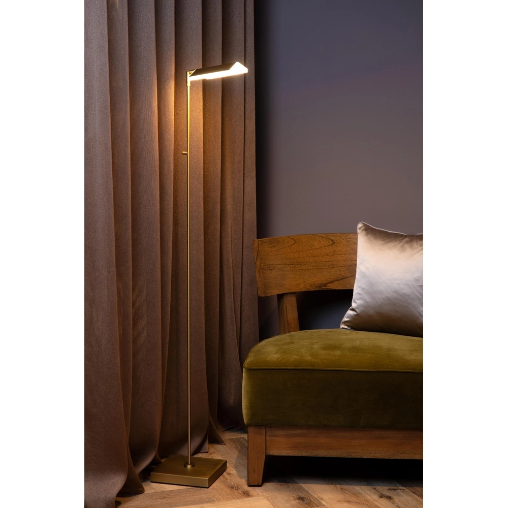 Led leeslamp Aaron design messing Lucide 5411212194015