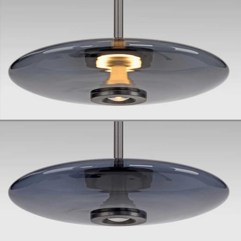 Hanglamp Pure E-Vitrum design grijs Paul Neuhaus 4012248382684