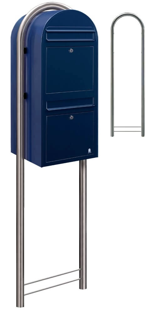 Brievenbus Duo 5003 Donkerblauw Bobi 6417237014092